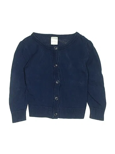 Pre-owned Hanna Andersson Kids' Cardigan Sweater In Blue