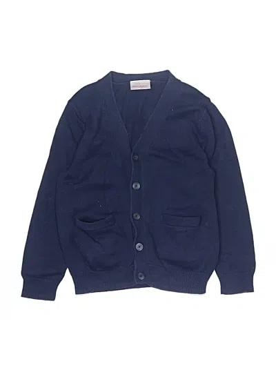 Pre-owned Hanna Andersson Kids' Cardigan Sweater In Blue