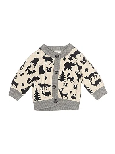 Pre-owned Hanna Andersson Kids' Cardigan Sweater In Gray