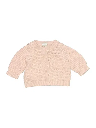 Pre-owned Hanna Andersson Babies' Cardigan Sweater In Pink