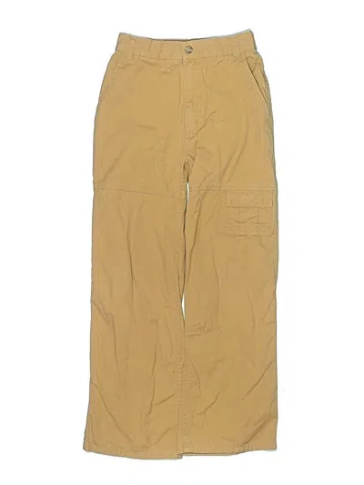 Pre-owned Hanna Andersson Kids' Cargo Pants In Brown