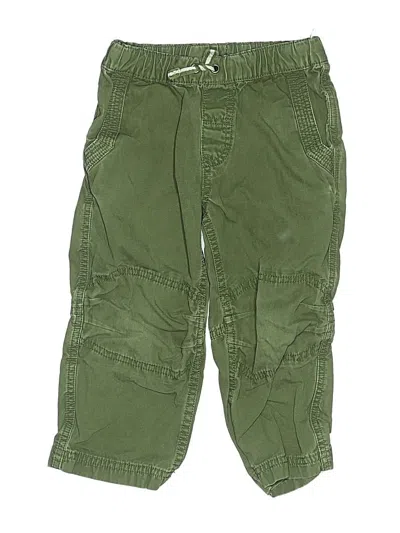 Pre-owned Hanna Andersson Kids' Cargo Pants In Green