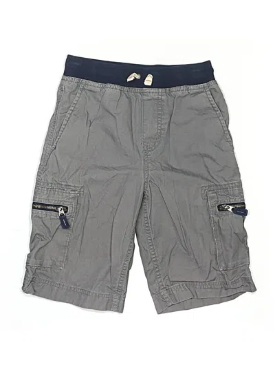 Pre-owned Hanna Andersson Kids' Cargo Shorts In Gray