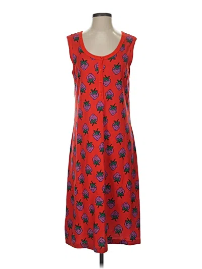 Pre-owned Hanna Andersson Casual Dress In Red