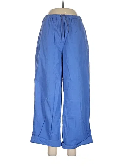 Pre-owned Hanna Andersson Casual Pants In Blue