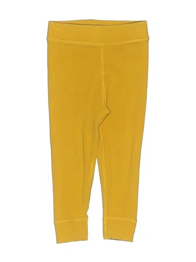 Pre-owned Hanna Andersson Kids' Casual Pants In Yellow