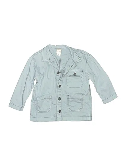 Pre-owned Hanna Andersson Kids' Denim Jacket In Blue