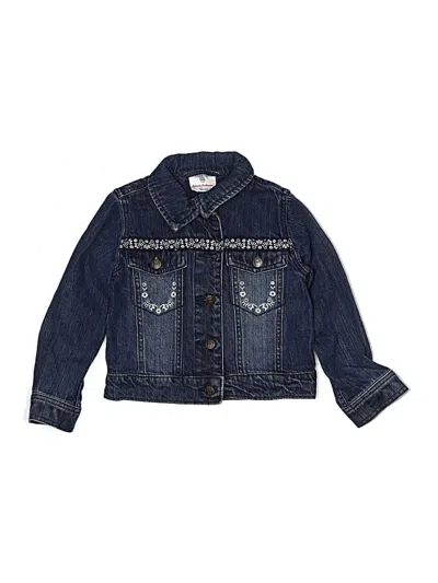 Pre-owned Hanna Andersson Kids' Denim Jacket In Blue