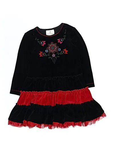 Pre-owned Hanna Andersson Kids' Dress In Black