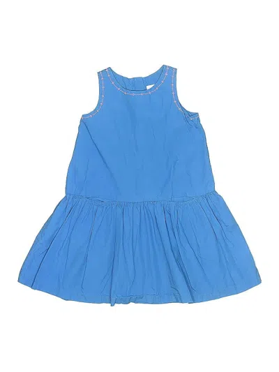 Pre-owned Hanna Andersson Kids' Dress In Blue