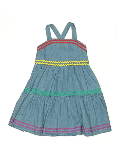 Pre-owned Hanna Andersson Kids' Dress In Blue