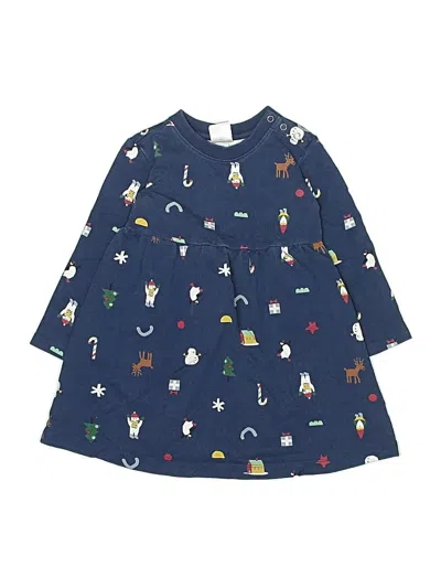 Pre-owned Hanna Andersson Kids' Dress In Blue