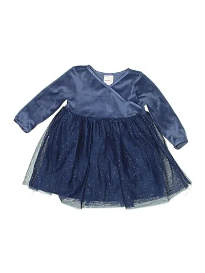 Pre-owned Hanna Andersson Kids' Dress In Blue