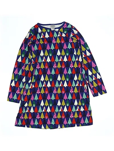 Pre-owned Hanna Andersson Kids' Dress In Blue