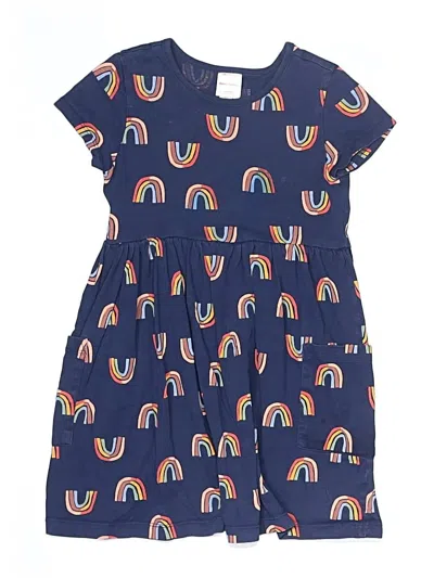 Pre-owned Hanna Andersson Kids' Dress In Blue
