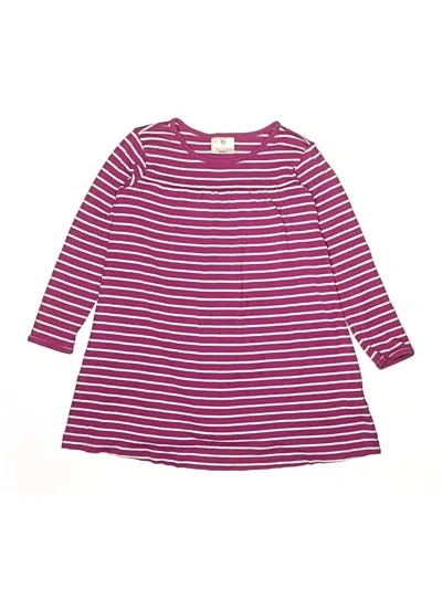 Pre-owned Hanna Andersson Kids' Dress In Burgundy