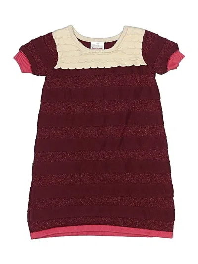 Pre-owned Hanna Andersson Kids' Dress In Burgundy