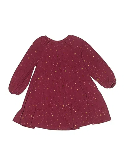Pre-owned Hanna Andersson Kids' Dress In Burgundy