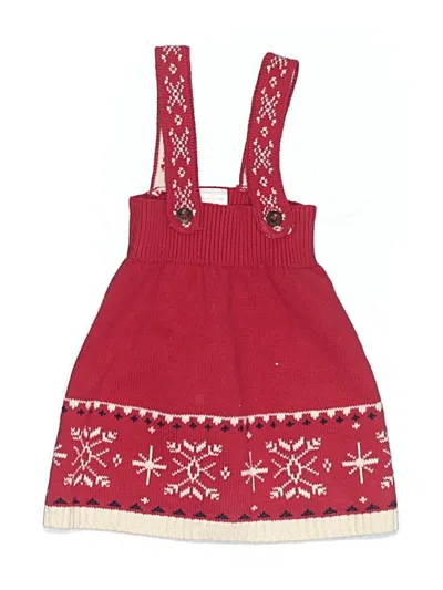 Pre-owned Hanna Andersson Kids' Dress In Burgundy