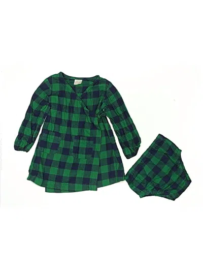 Pre-owned Hanna Andersson Kids' Dress In Green
