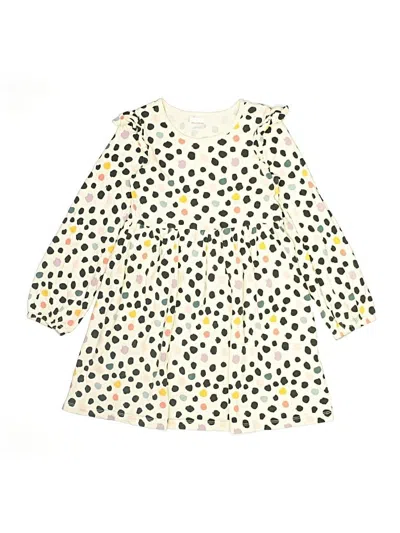 Pre-owned Hanna Andersson Kids' Dress In Ivory