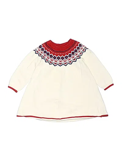 Pre-owned Hanna Andersson Kids' Dress In Ivory