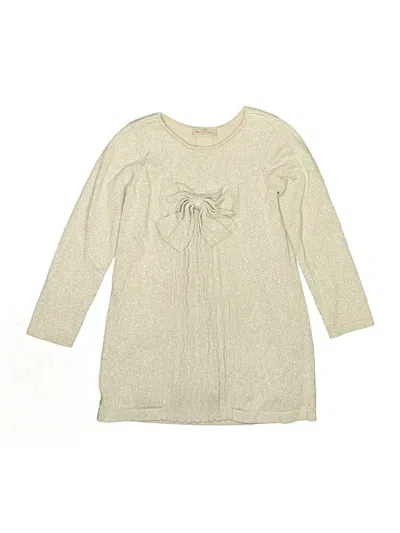 Pre-owned Hanna Andersson Kids' Dress In Ivory