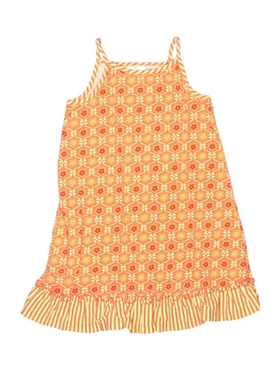 Pre-owned Hanna Andersson Kids' Dress In Orange