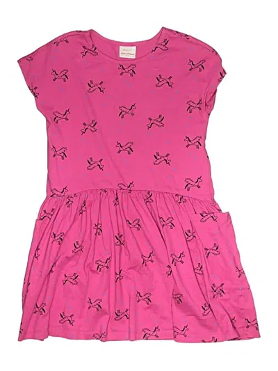Pre-owned Hanna Andersson Kids' Dress In Pink