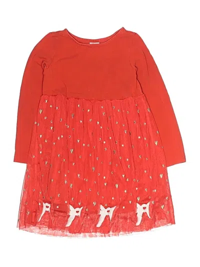 Pre-owned Hanna Andersson Kids' Dress In Red