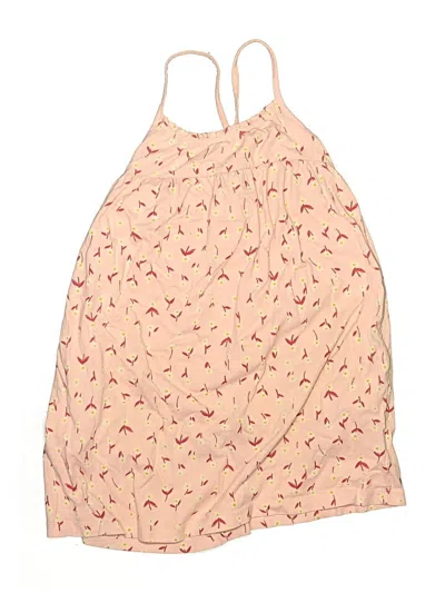 Pre-owned Hanna Andersson Kids' Dress In Tan
