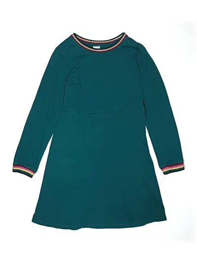 Pre-owned Hanna Andersson Kids' Dress In Teal