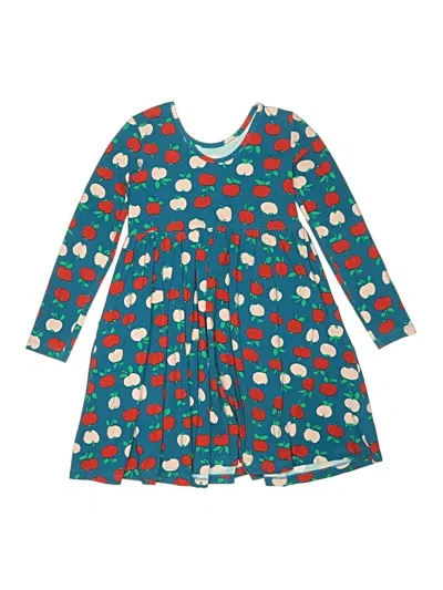 Pre-owned Hanna Andersson Kids' Dress In Teal