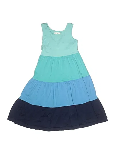 Pre-owned Hanna Andersson Kids' Dress In Teal