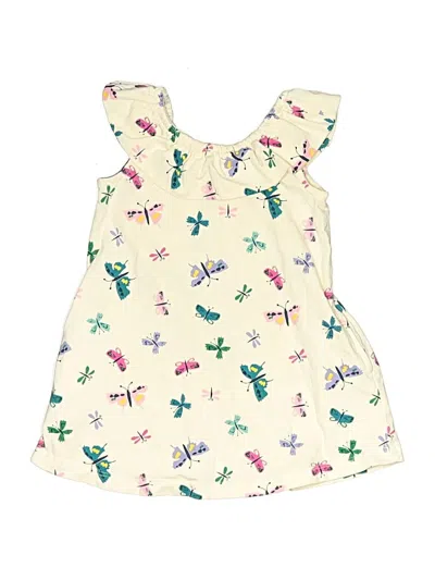 Pre-owned Hanna Andersson Kids' Dress In White