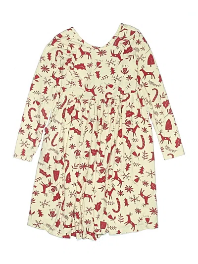 Pre-owned Hanna Andersson Kids' Dress In White