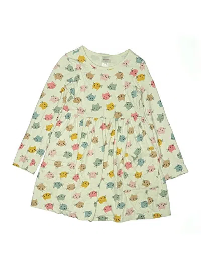 Pre-owned Hanna Andersson Kids' Dress In White