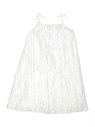 Pre-owned Hanna Andersson Kids' Dress In White