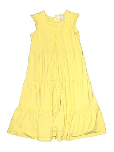 Pre-owned Hanna Andersson Kids' Dress In Yellow
