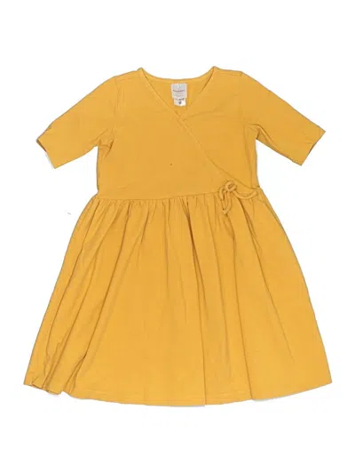 Pre-owned Hanna Andersson Kids' Dress In Yellow