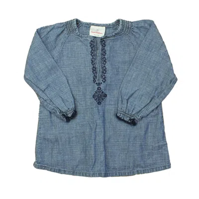 Hanna Andersson Kids' Girls Blue Blouse
