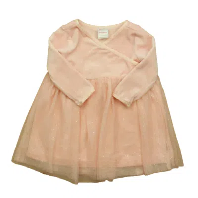 Hanna Andersson Kids' Girls Pink Dress In Brown