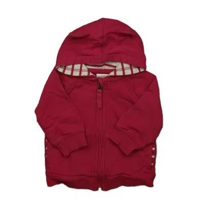 Hanna Andersson Kids' Girls Pink Hoodie In Burgundy