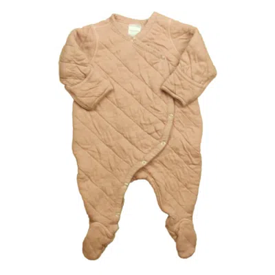 Pre-owned Hanna Andersson Kids' Girls Pink Quilted Long Sleeve Outfit