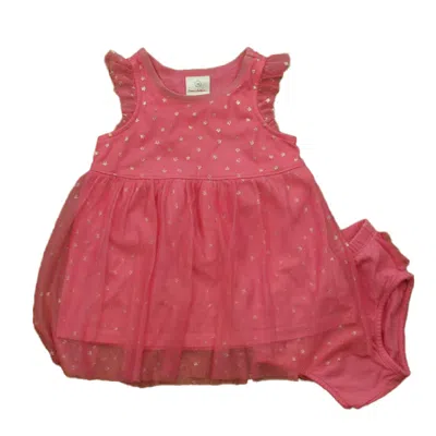 Hanna Andersson Kids' Girls Pink Stars Dress