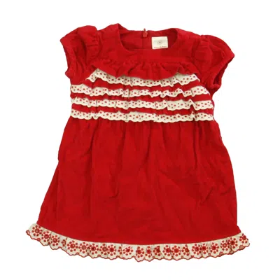 Hanna Andersson Kids' Girls Red White Dress