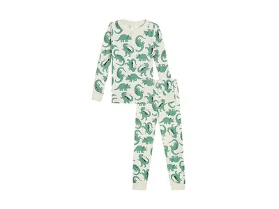 Hanna Andersson Hannajamstm Print Long John Pajamas Set (toddler/little Kid/big Kid) Boy's Pajama Sets Jasper The Gr In Multi