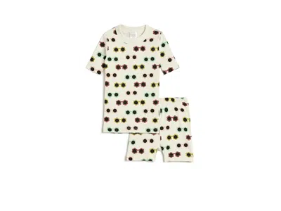 Hanna Andersson Hannajamstm Print Short John Pajamas Set (toddler/little Kid/big Kid) Boy's Pajama Sets Sun's Out: 6 In Neutral