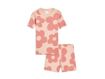 Hanna Andersson Hannajamstm Print Short John Pajamas Set (toddler/little Kid/big Kid) Girl's Pajama Sets Gigantic Da In Pink