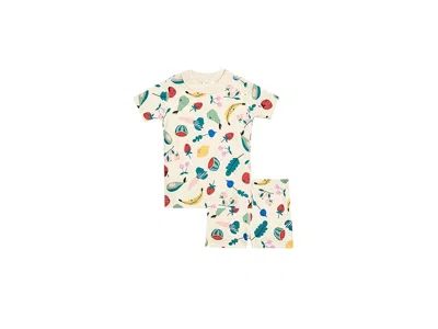 Hanna Andersson Hannajamstm Print Short John Pajamas Set (toddler/little Kid/big Kid) Girl's Pajama Sets Veggies: 5  In Multi